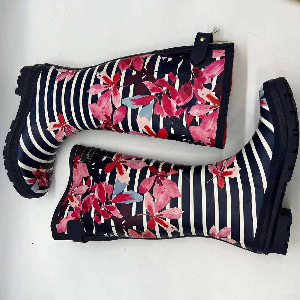 Joules Rain Boots Z_WELLYPRNT Printed FNCLVST US 10 - Picture 3 of 10